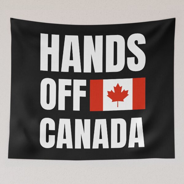 Item preview, Hands Off Canada Anti-Trump Anti-Musk designed and sold by Anniko Art Studio.