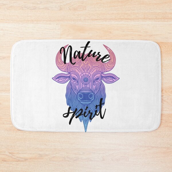 Item preview, A buffalo in tribal style, nature spirit designed and sold by Surreal-State.