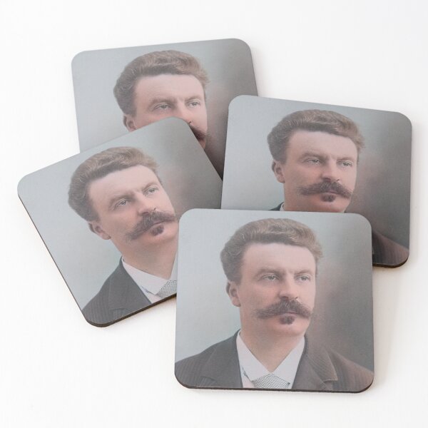 Item preview, Guy de Maupassant in 1888 designed and sold by 19th Century in Color.