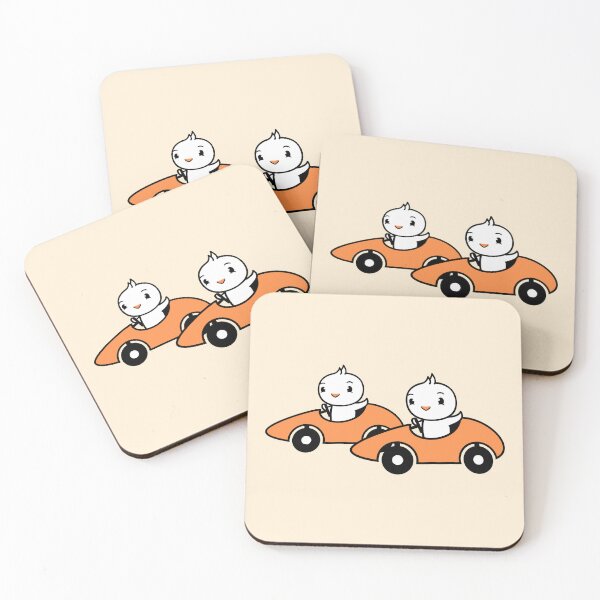 Item preview, 2 Birds Drive Fast Two Racing Car Race Sport Team Racer Sportscar designed and sold by shirt-o-mat.