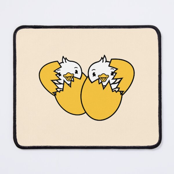 Item preview, 2 Birds Two Chicks Egg Hatch Born Eggshell Babies Friends Team Crew designed and sold by shirt-o-mat.