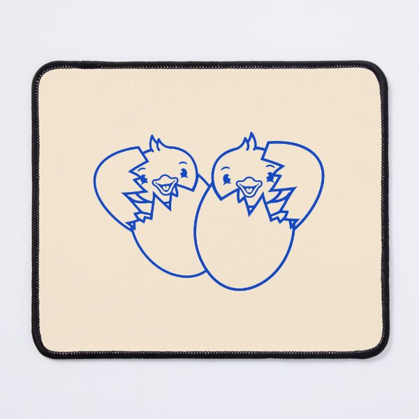 Item preview, 2 Birds Two Chicks Egg Hatch Born Eggshell Babies Friends Team Crew designed and sold by shirt-o-mat.