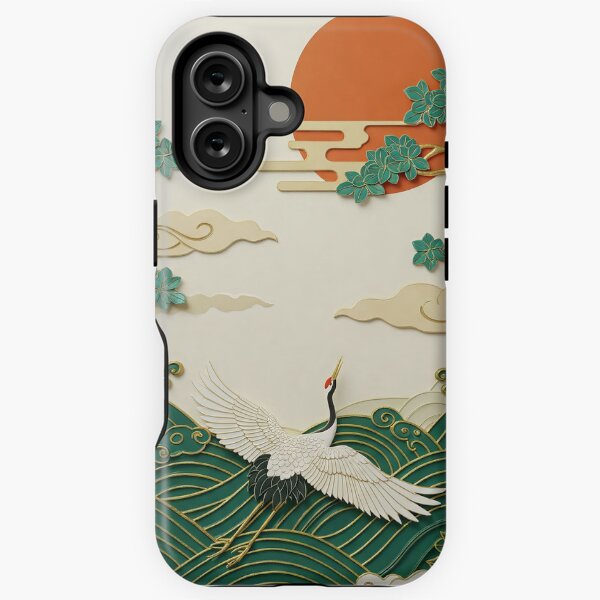 Item preview, Crane at Sunset: Chinese Art Harmony designed and sold by Ctrl+T.