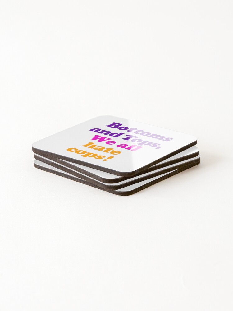 Thumbnail 4 of 5, Coasters (Set of 4), ACAB designed and sold by RadicalThreads.