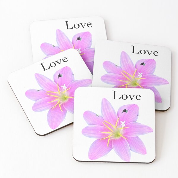 Item preview, Love, pink rain lily  designed and sold by Josephine Ethereal.