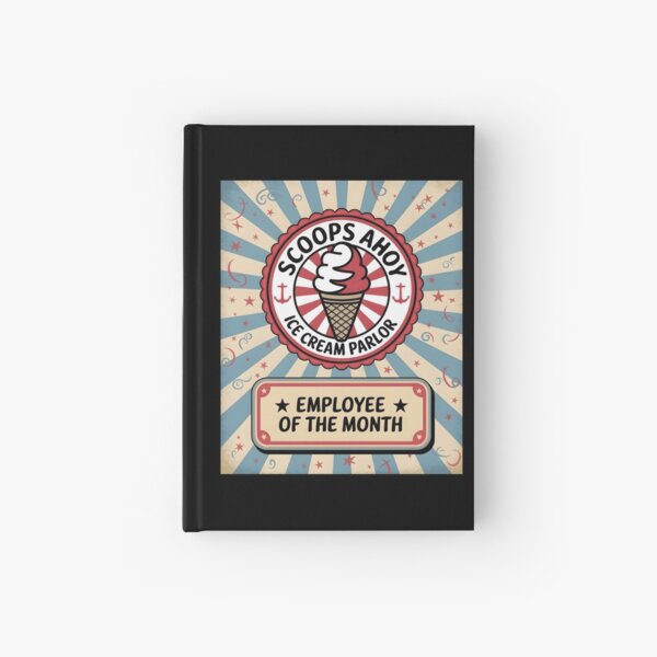 Artikel-Vorschau von Stranger Things – Scoops Ahoy Mitarbeiter des Monats – Vintage Ice Cream Shop T-Shirt, designt und verkauft von CuddlyPorcupine.