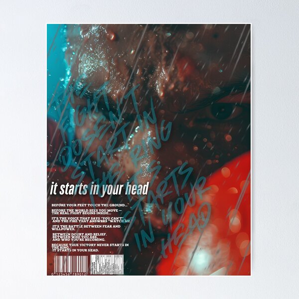 Item preview, The Fight Doesn’t Start in the Ring – Poster designed and sold by ViresisCora.