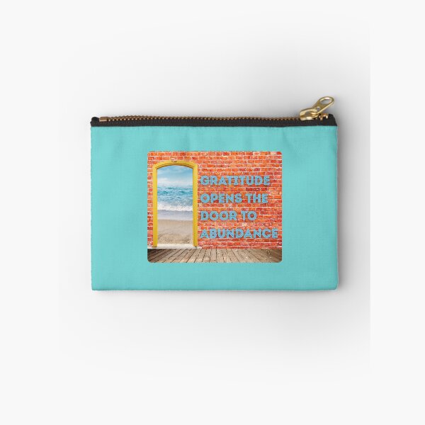 Item preview, Gratitude Opens the Door to Abundance - Inspirational Design designed and sold by LUV963.