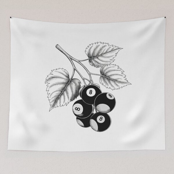 Item preview, Billiard 8 Ball Fruit Cluster - Unique Pool Game Art Design designed and sold by ArtSeeker01.