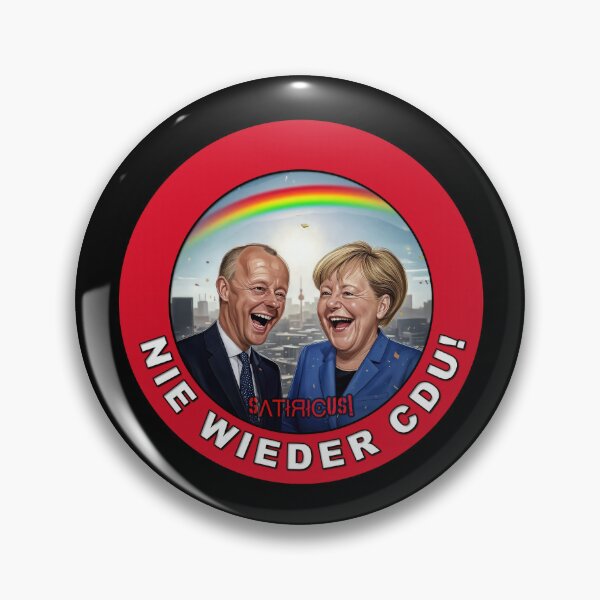 Item preview, Merz & Merkel: Never again CDU! designed and sold by DocGermanicus.