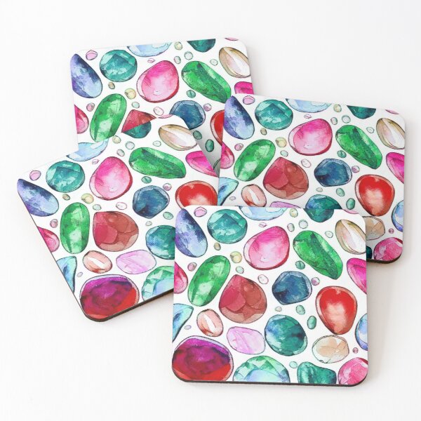 Item preview, Scattering of gems, seamless pattern designed and sold by HandmadeHallucinate.
