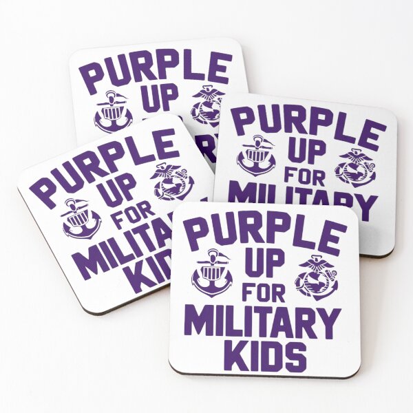 Item preview, Purple Up for Military Kids designed and sold by Forest Aura Vibes.