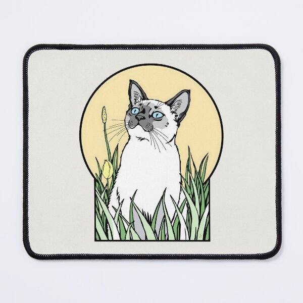 Item preview, SIAMESE CAT IN A GARDEN designed and sold by fetch-it-studio.