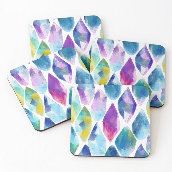 Item preview, Scattering of beautiful crystals, seamless pattern designed and sold by HandmadeHallucinate.
