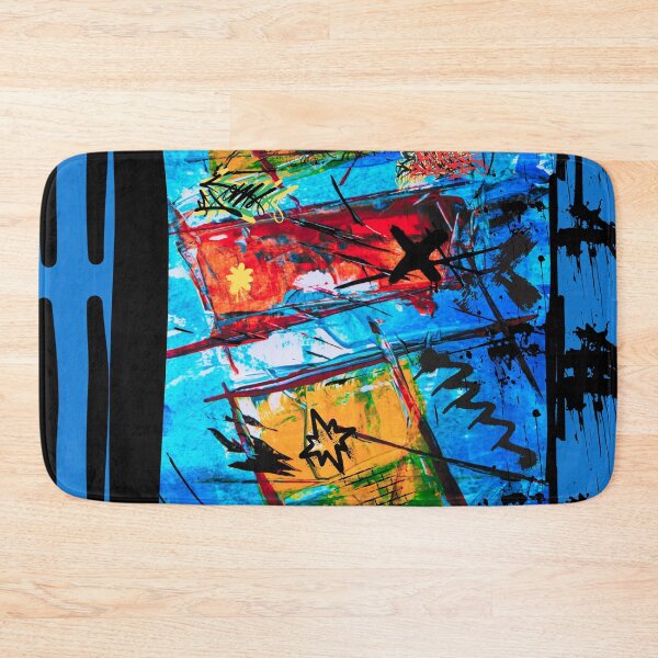 Item preview, Wild Blue Abstract designed and sold by Swooncake Press.