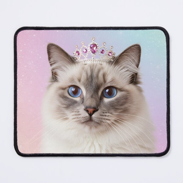Item preview, Royal Ragdoll Cat | Sparkly Princess Aesthetic designed and sold by SeGoArtDesign.