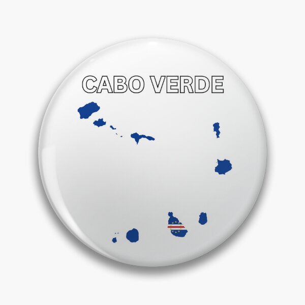 Item preview, Cabo Verde Flag Map Design designed and sold by atomstartup.