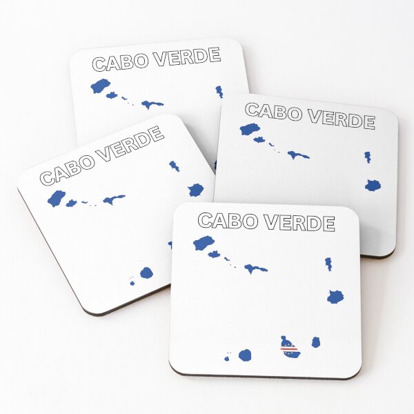 Item preview, Cabo Verde Flag Map Design designed and sold by atomstartup.