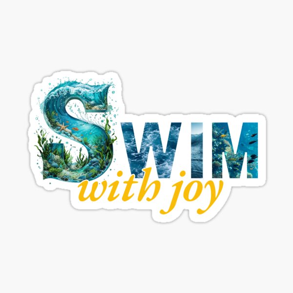 Item preview, Swim with joy designed and sold by GrifonJ.