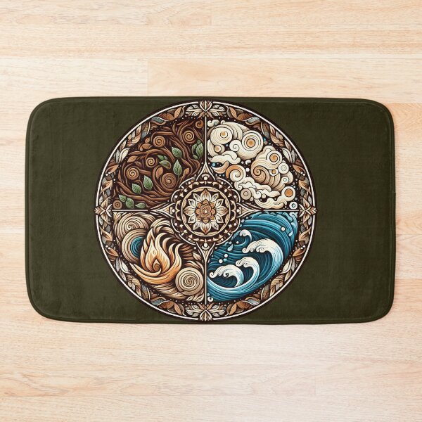 Item preview, Elemental Mandala | Circular Design of the Four Elements designed and sold by ArteAnimal2020.