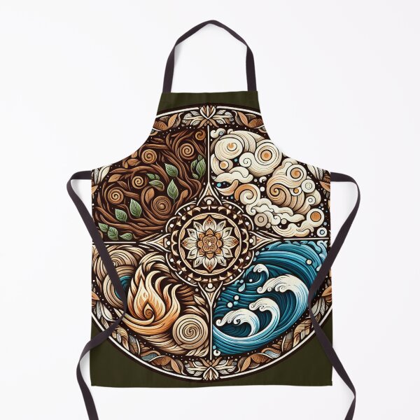 Item preview, Elemental Mandala | Circular Design of the Four Elements designed and sold by ArteAnimal2020.