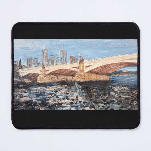 Item preview, Princes Bridge on the Yarra Original Oil Painting designed and sold by martydav.