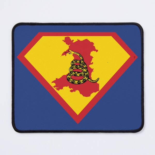 Item preview, WELSH SHIELD - Freedom Is The Superpower - Gadsden Snake Flag - Dont Tread On Me SUPERHERO WALES design designed and sold by pelagio.
