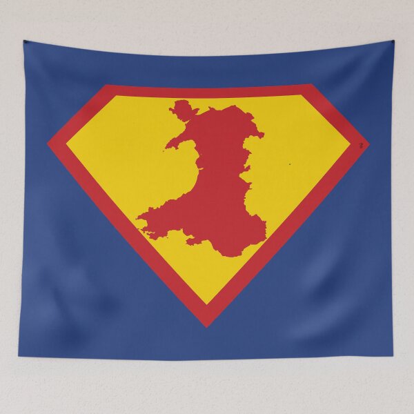 Item preview, WELSH SHIELD - Freedom Is The Superpower -   SUPERHERO WALES design designed and sold by pelagio.