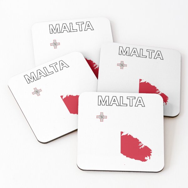 Item preview, Malta flag map designed and sold by atomstartup.