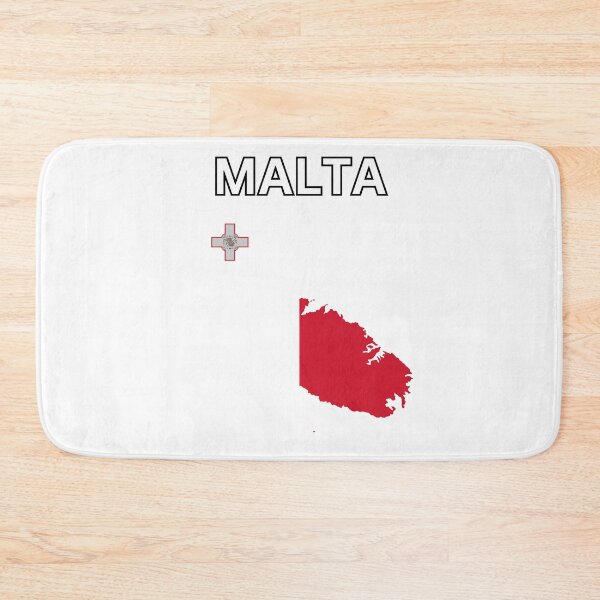 Item preview, Malta flag map designed and sold by atomstartup.