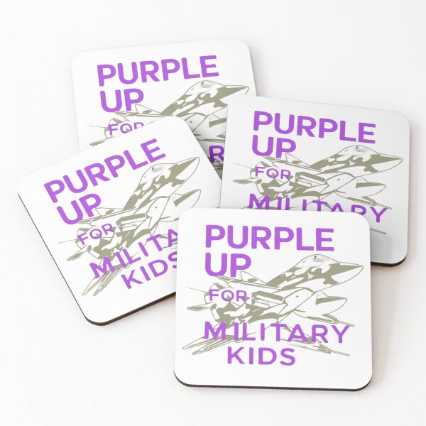 Item preview, Purple Up for Military Kids designed and sold by Forest Aura Vibes.