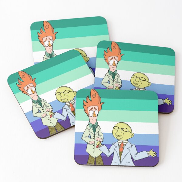 Item preview, MLM Flag Bunsen and Beaker designed and sold by TimelessTraveler.