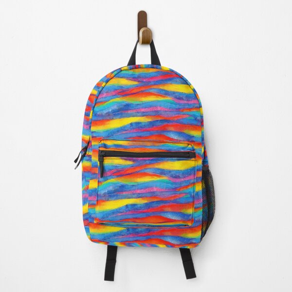 Item preview, Soft abstract multicolored stripes, seamless pattern designed and sold by HandmadeHallucinate.