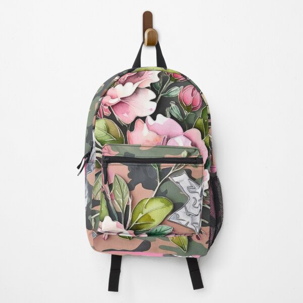 Item preview, Floral Cyber Camouflage Watercolor Neon Fusion Design designed and sold by CamouflageLab.