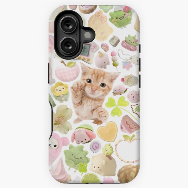 Item preview, pastel kawaii kitten juminocore aesthetic designed and sold by TellUsTheStory.