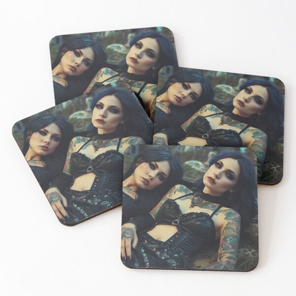 Item preview, Goth Girls at the Graveyard designed and sold by TheDarkWardrobe.