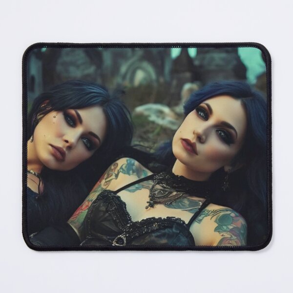Item preview, Goth Girls at the Graveyard designed and sold by TheDarkWardrobe.