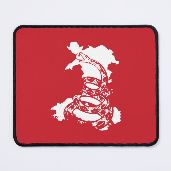 Item preview, WALES - Libertarian - Don't Tread On Me Gadsden Snake on WELSH  Map designed and sold by pelagio.