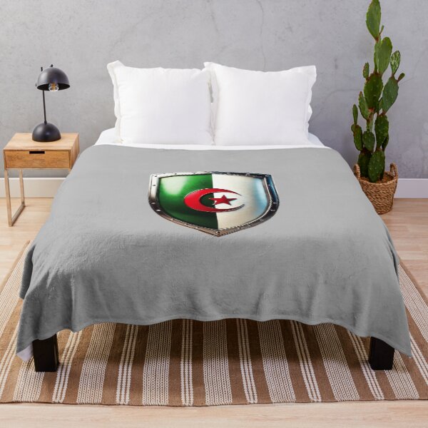 Item preview, Algerian Pride Shield – Patriotic Emblem of Strength designed and sold by Highlandkings.