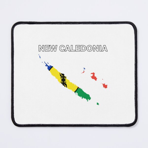 Item preview, New Caledonia Flag Map Design designed and sold by atomstartup.