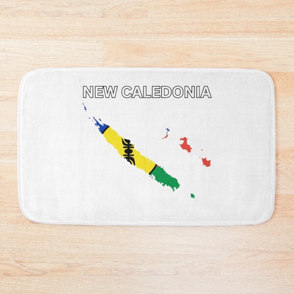 Item preview, New Caledonia Flag Map Design designed and sold by atomstartup.