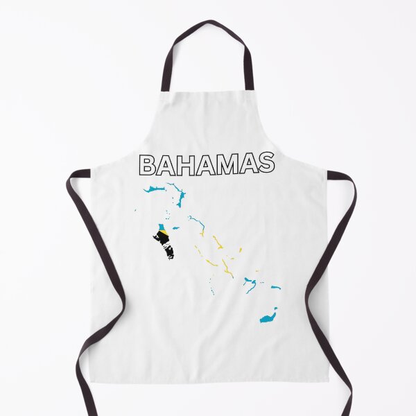Item preview, Bahamas flag map designed and sold by atomstartup.