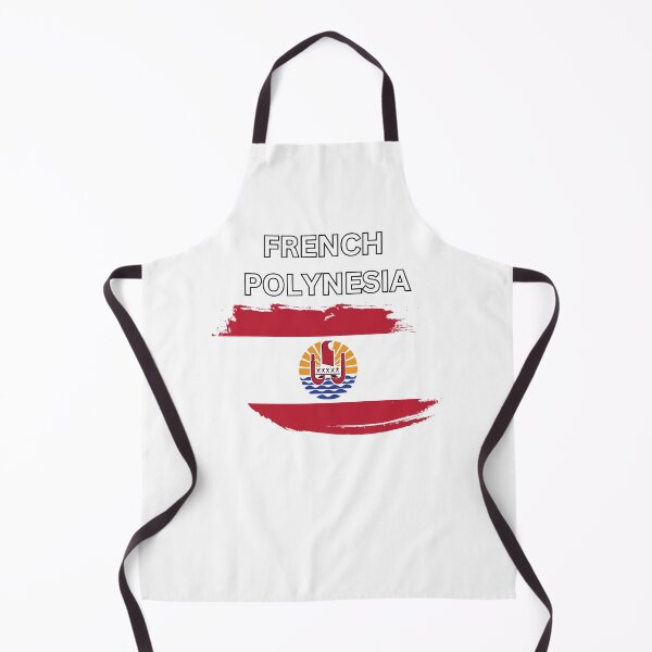 Item preview, French Polynesia Flag Map designed and sold by atomstartup.