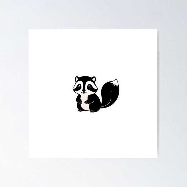 Item preview, cute skunk designed and sold by Cute World.