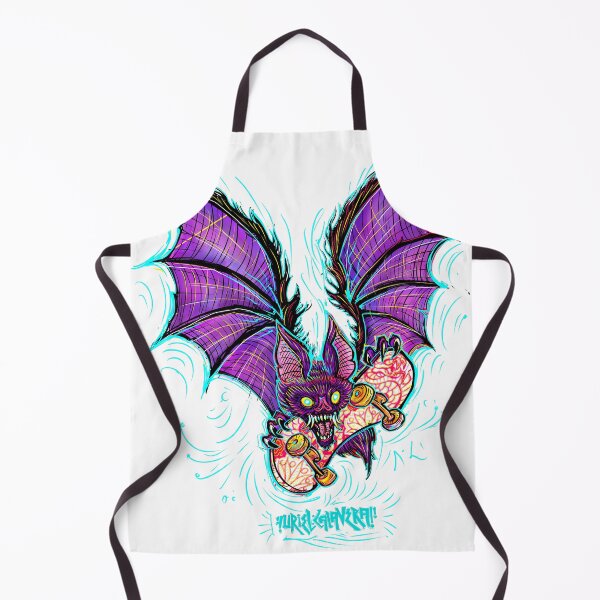 Item preview, bat on skate full color designed and sold by UrielCalavera.