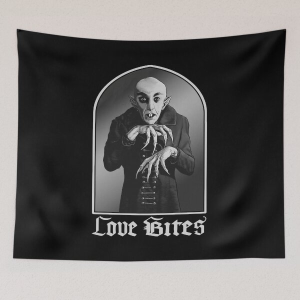 Item preview, Love Bites Funny Valentines Day Vampire Nosferatu Count Orlok Halloween Costume designed and sold by Bad Kitty Designz.