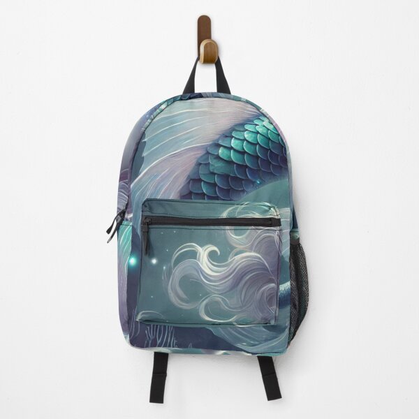 Item preview, Underwater Unicorn Mermaid – Mystical Hybrid Fantasy Creature Art designed and sold by FantasyHybrids.