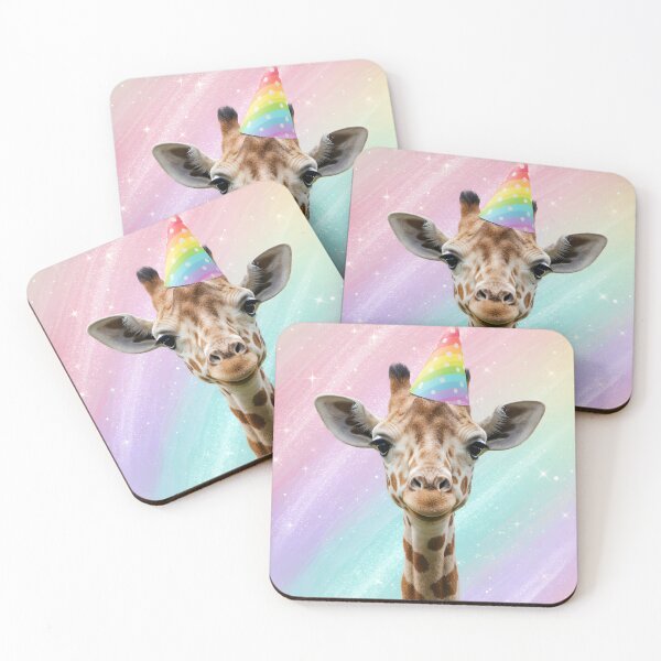Item preview, Party Giraffe Vibes | Rainbow Celebration Magic designed and sold by SeGoArtDesign.
