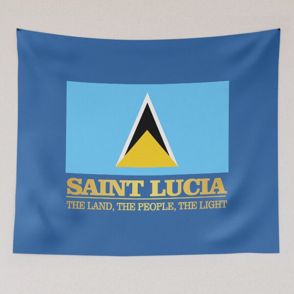 Item preview, Saint Lucia (FLG) designed and sold by curranmorgan.