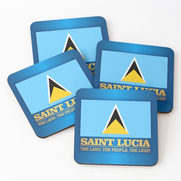 Item preview, Saint Lucia (FLG) designed and sold by curranmorgan.